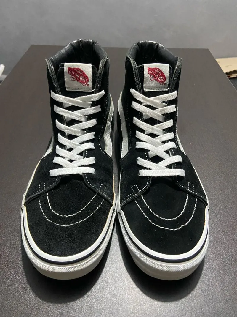 Vans sk8-HI black white photo 1