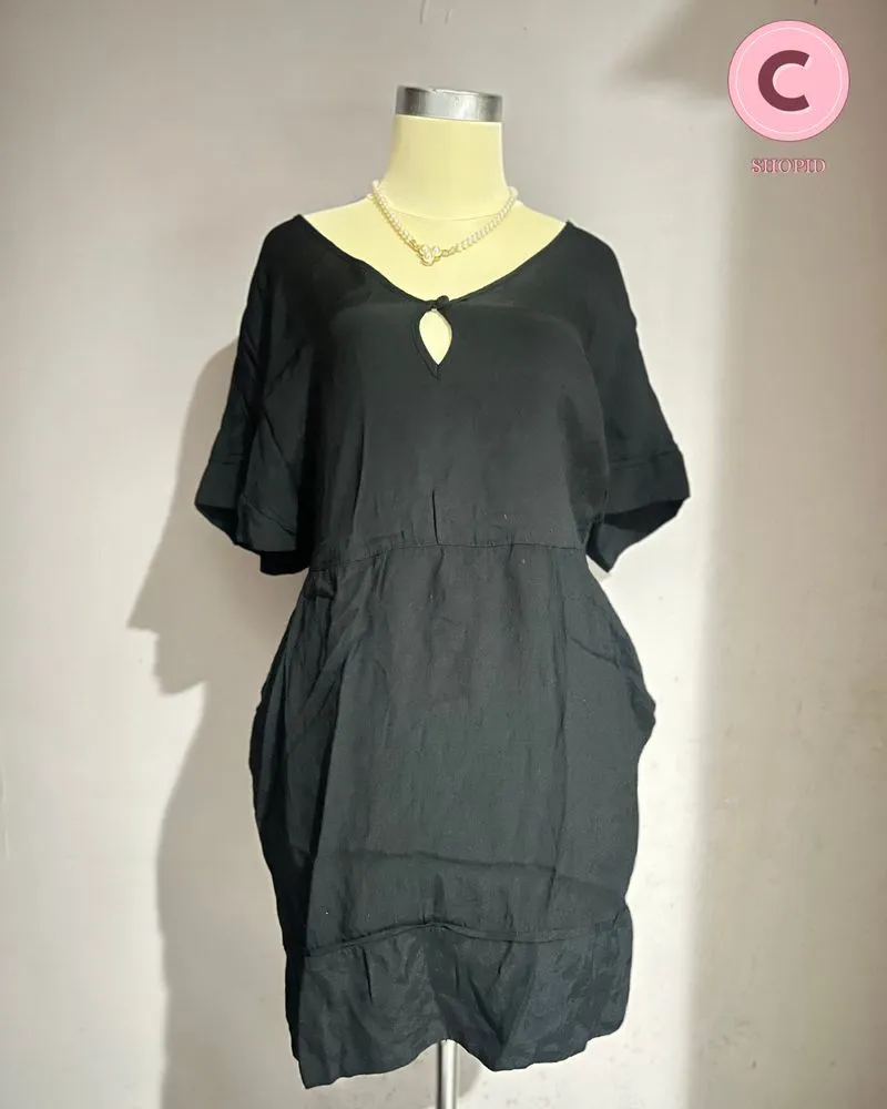 Vintage Casual dress Wanita black photo 1