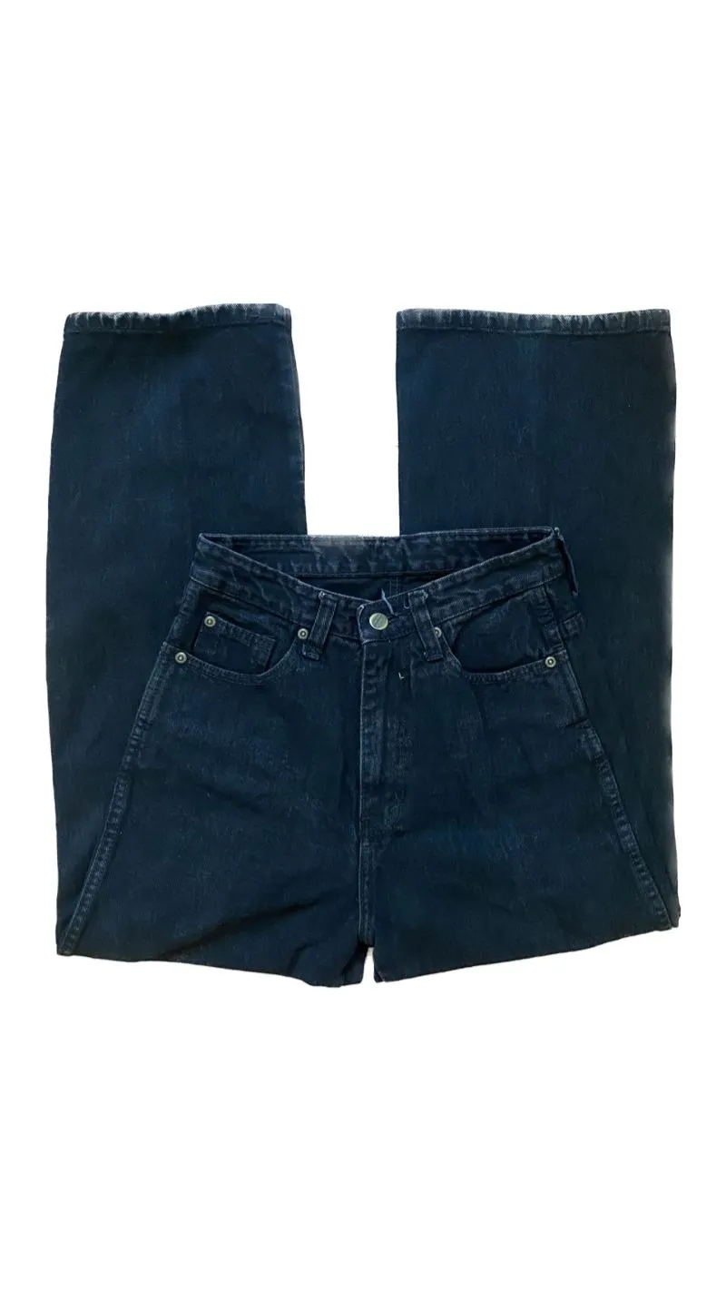 ESCORTE black loose flared jeans photo 1