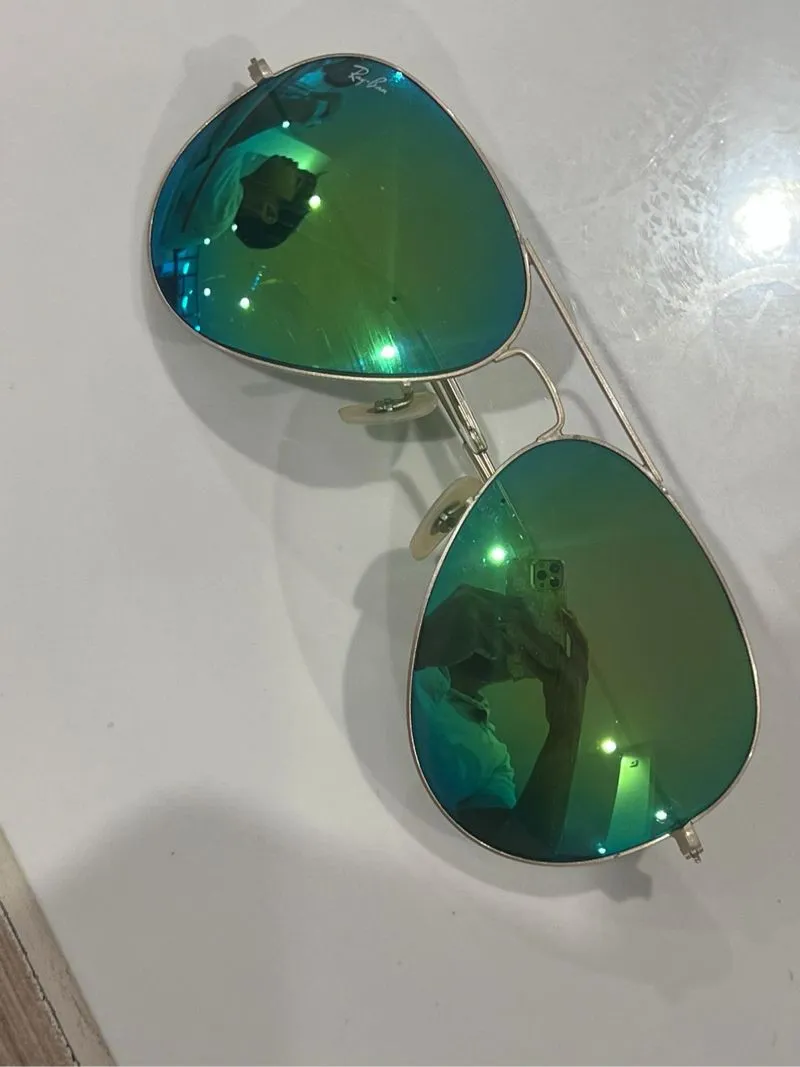 Kacamata Rayban Green Lens Original photo 1