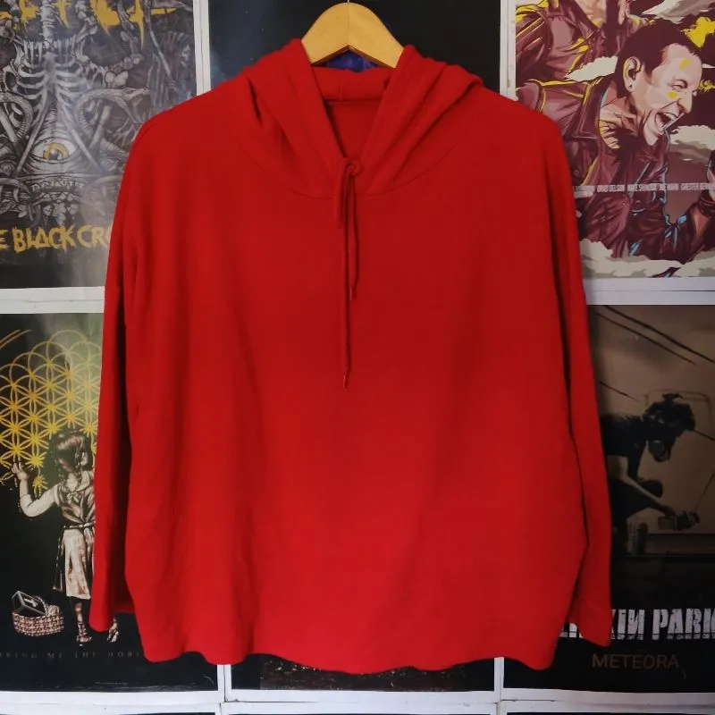 Streetwear Hoody Wanita red photo 1