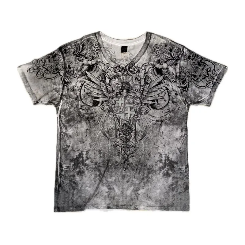 Vintage Point Zero Grunge T-shirt Wings Art photo 1