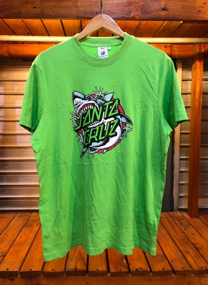 Puma Streetwear T-shirt Pria green photo 1