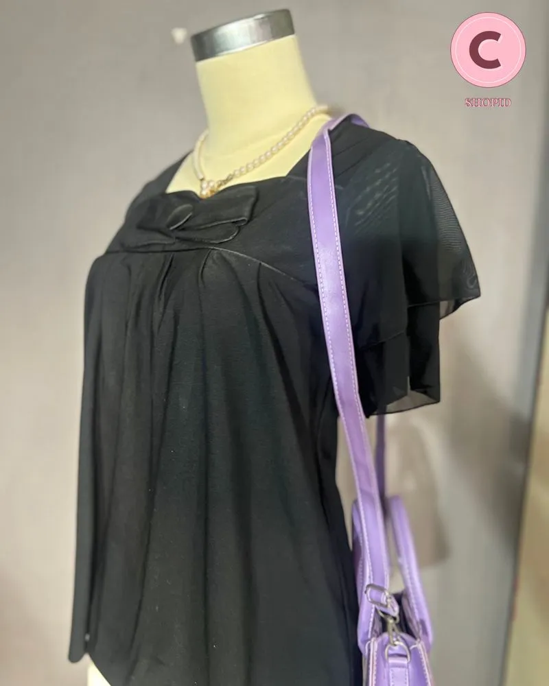 Casual Blouse Wanita black photo 1