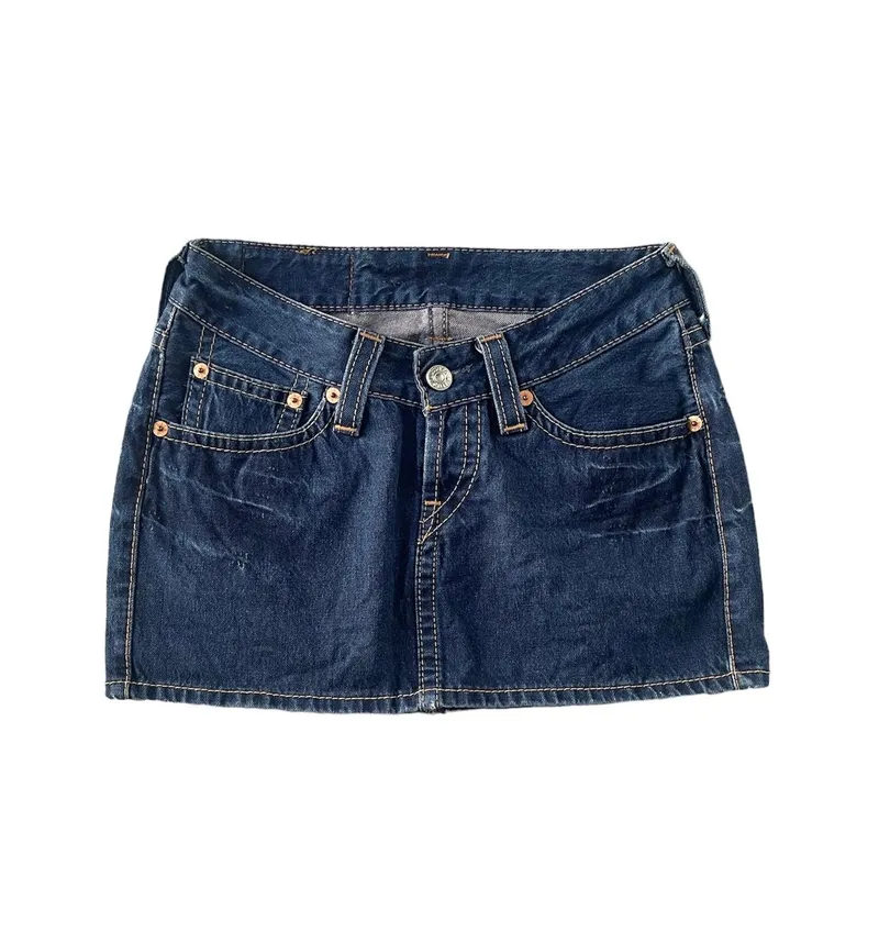 Levi's Streetwear Y2K Mini skirt Wanita blue photo 1