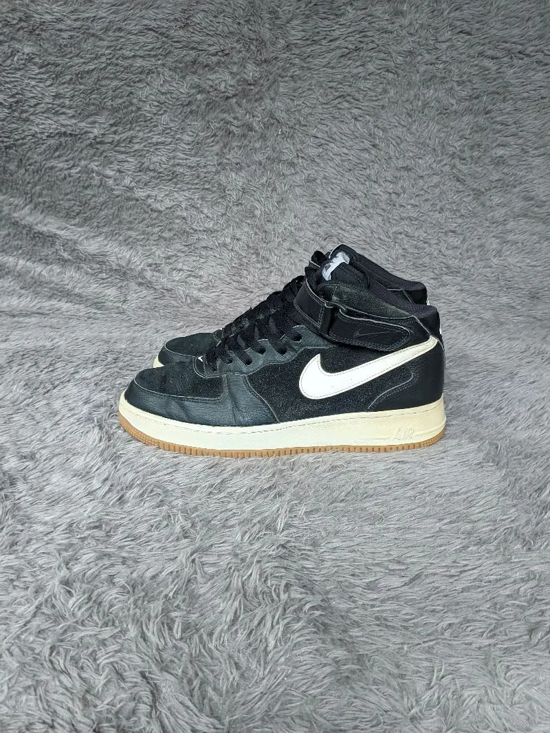 NIKE AIR FORCE 1 MID BLACK SECOND 43  photo 1