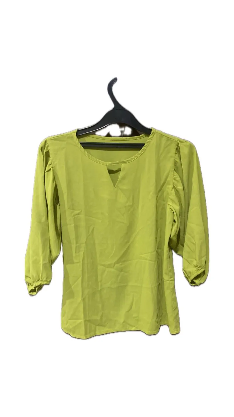 blouse lime photo 1