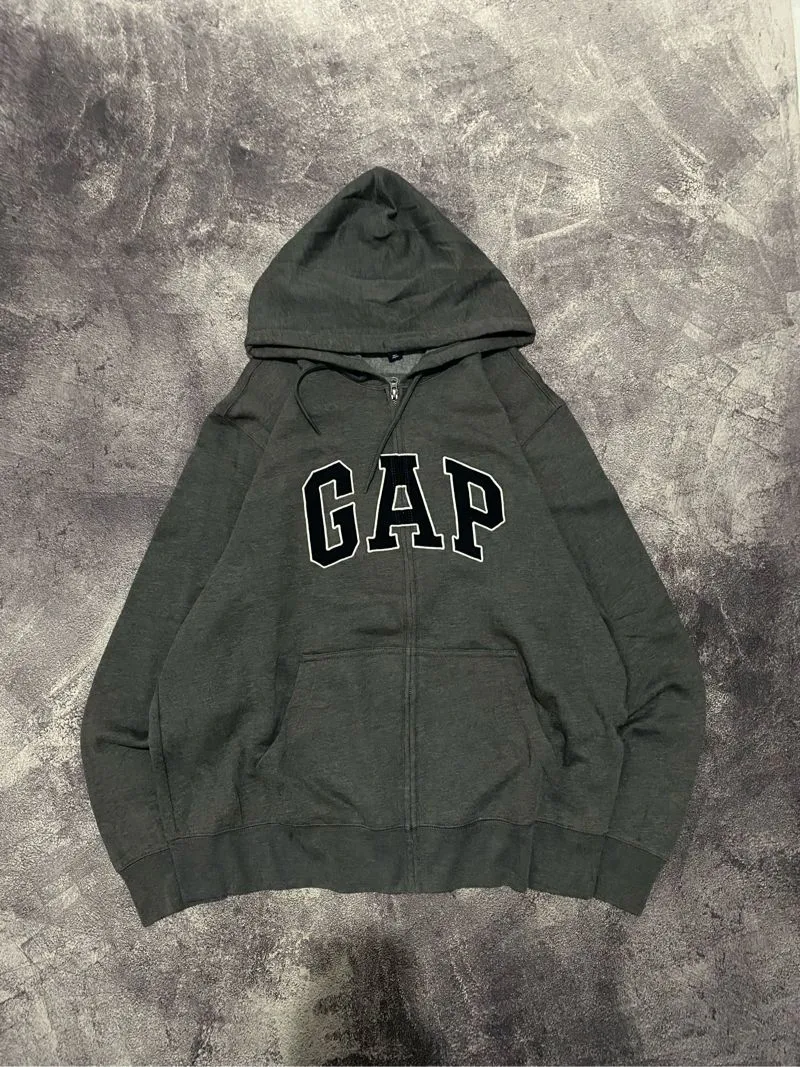 GAP Casual Hoody Pria black gray photo 1