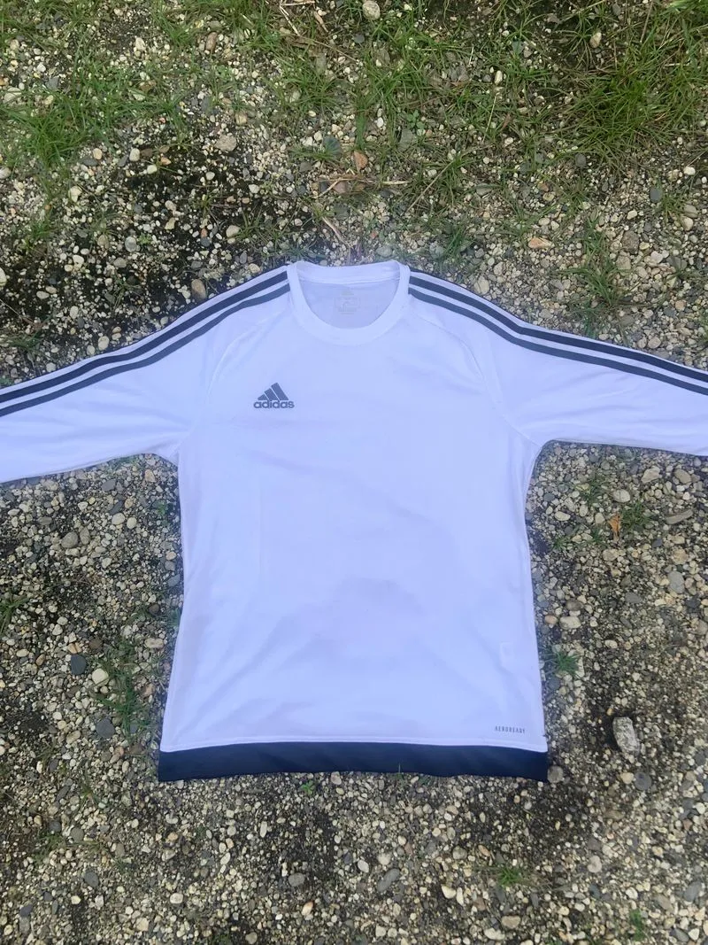 Adidas Streetwear Sportswear Jersey Pria white black photo 1