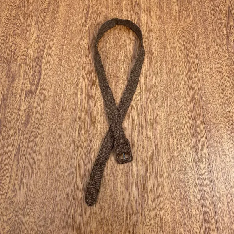 Canvas belt brown photo 1