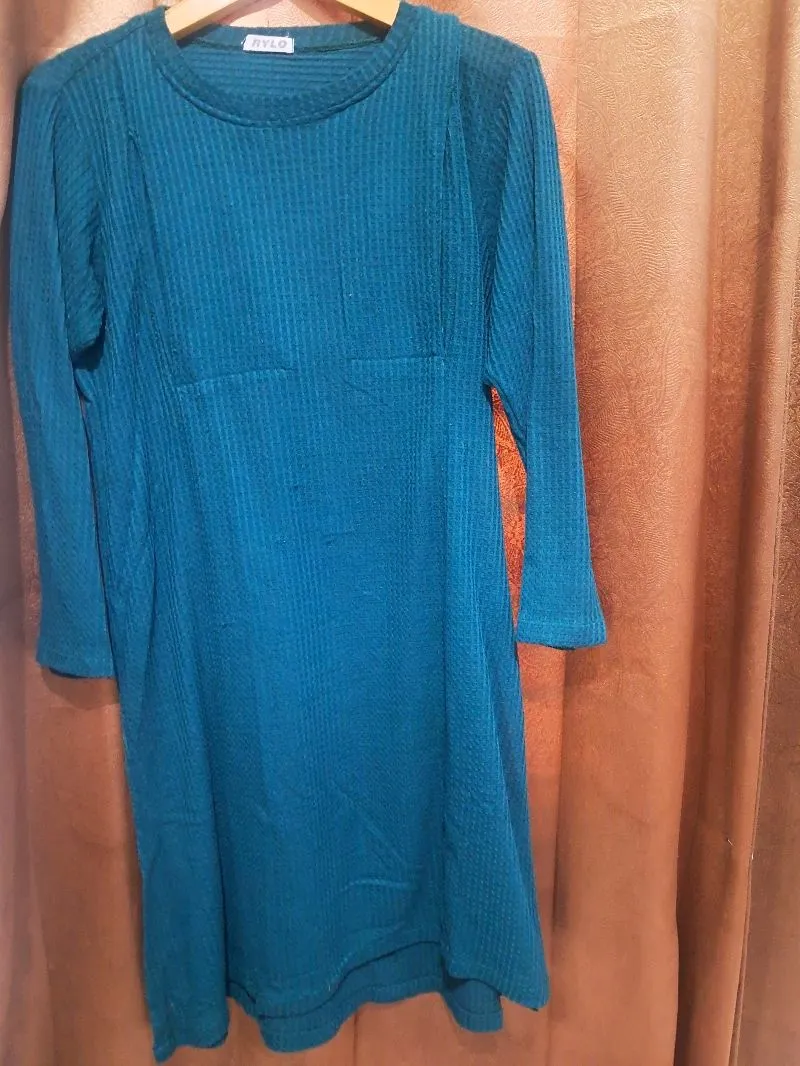 Tunik busui warna hijau emerald photo 1