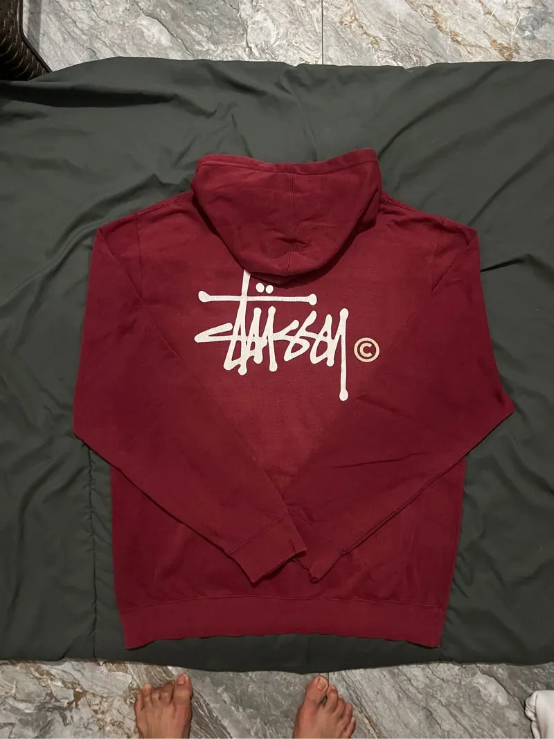 hoodie stussy zipper photo 1