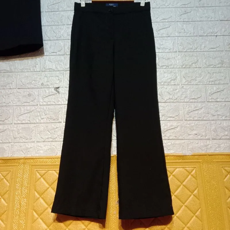celana kantor cutbray highwaist wanita premium photo 1