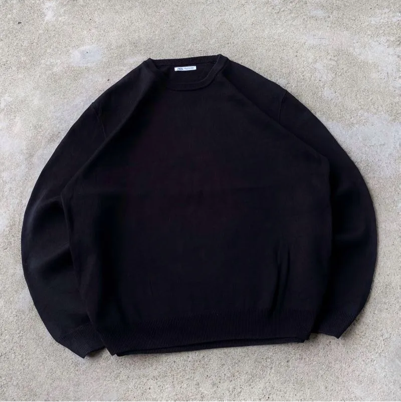 ZARA BLACK SWEATER KNIT photo 1