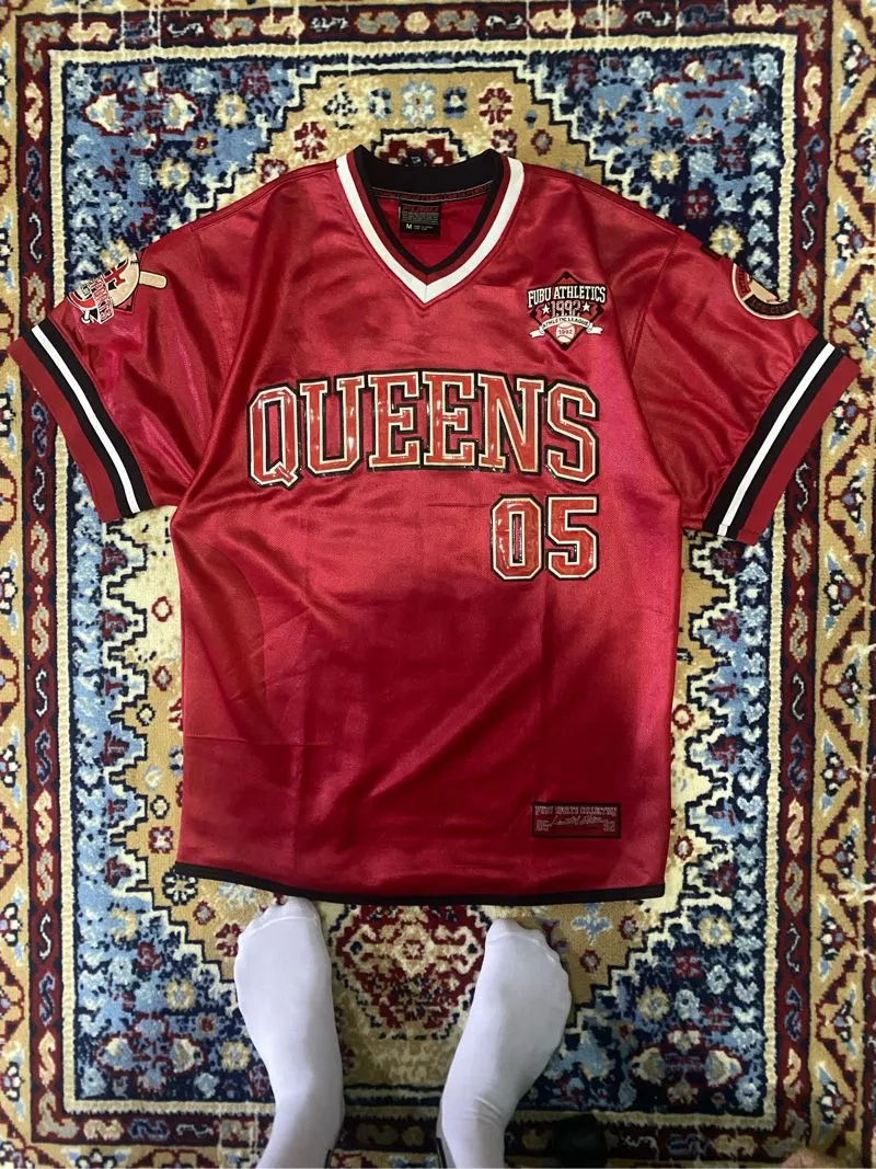 very very rare fubu hiphop baseball jersey photo 1