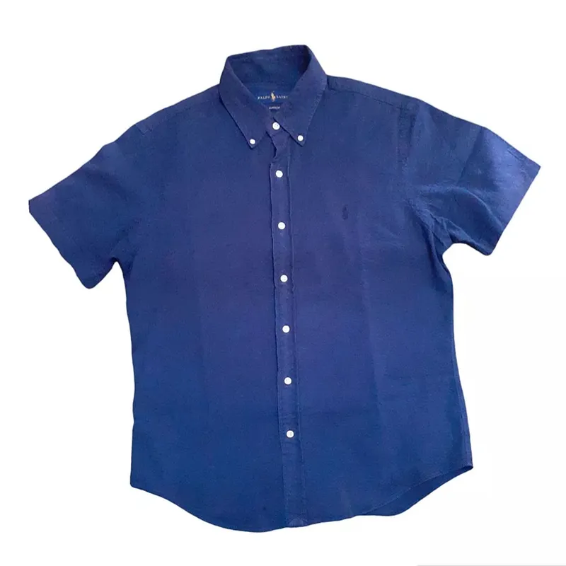 Polo Ralph Lauren Minimalist Casual Formal shirt Pria navy photo 1