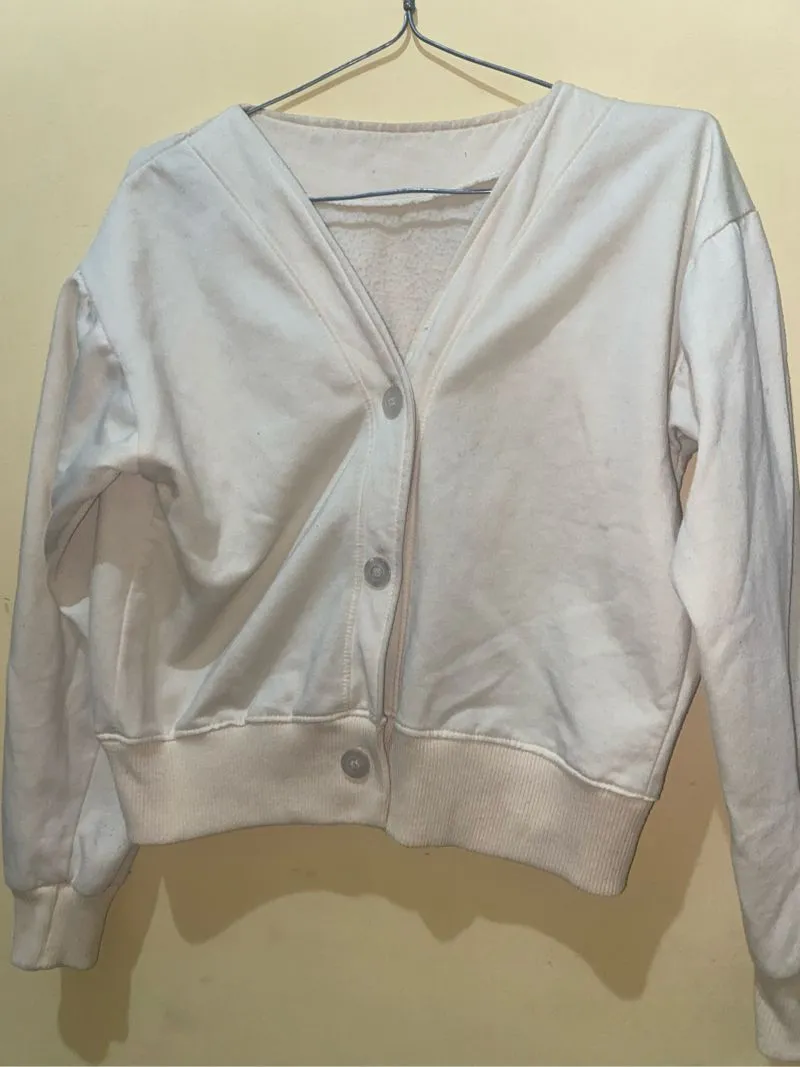 cardigan cream basic photo 1