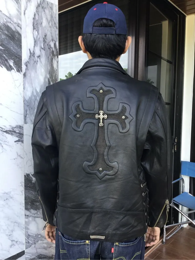 Jaket Kulit Chrome Heats Leather Jacket Bandul Silver 925 photo 1