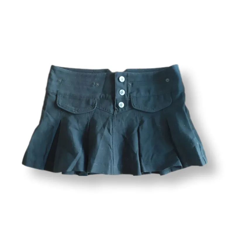 ZARA Y2K Mini skirt Wanita black photo 1