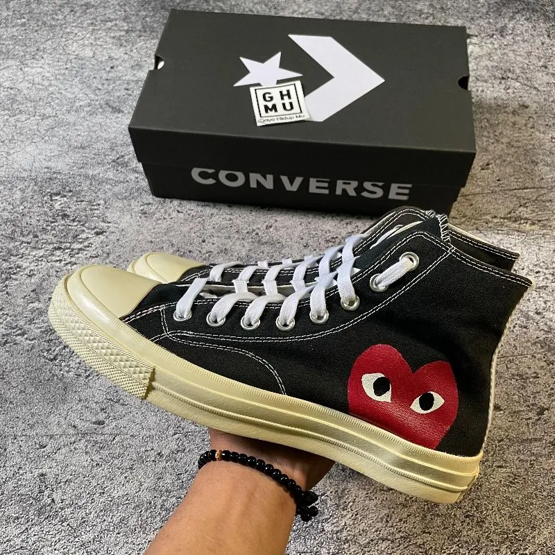 Converse 70s x CDG Black White