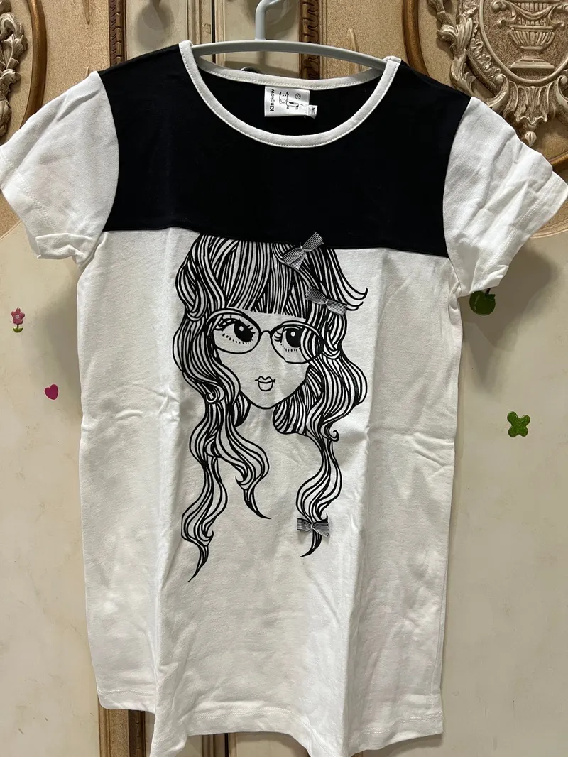 Casual T-shirt Wanita white photo 1