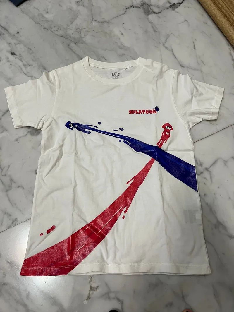 Uniqlo Casual T-shirt Pria white photo 1