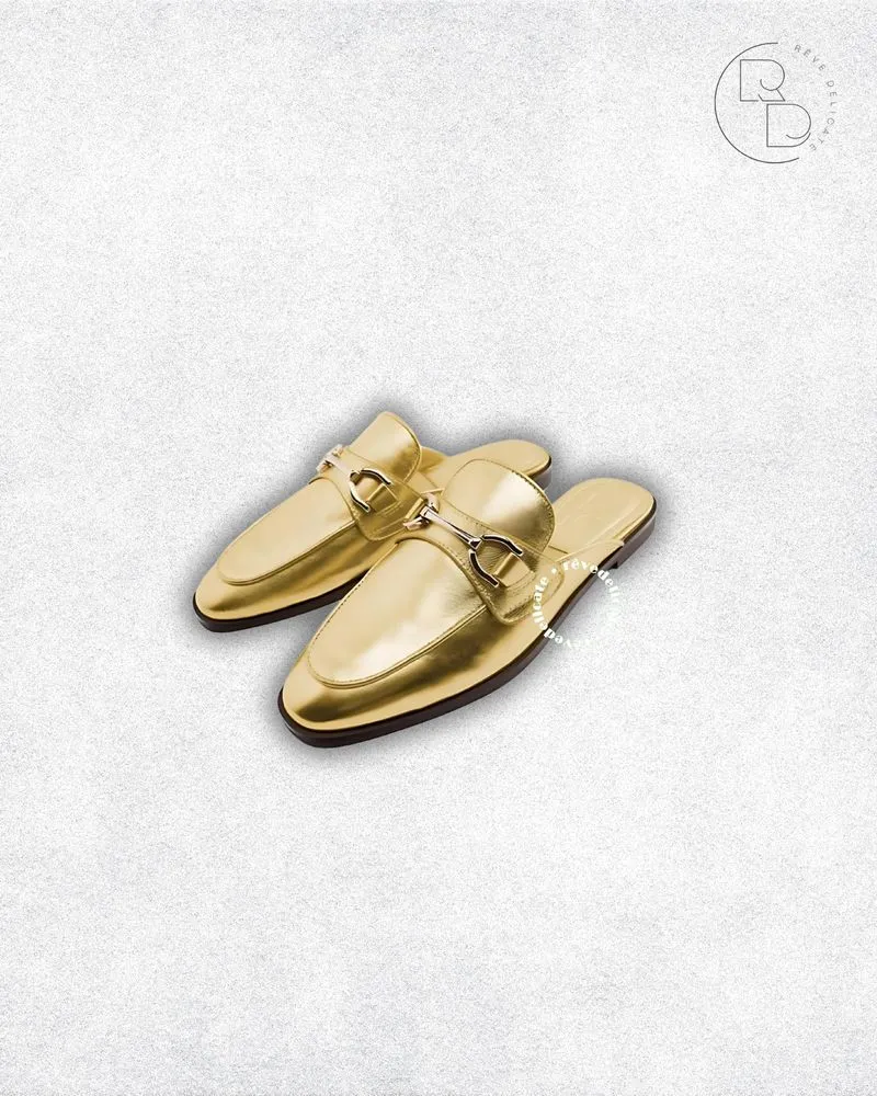 Zara Luxury Minimalist Loafer Wanita brown photo 1