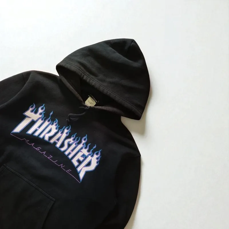 Hoodie Thrasher Blue flame  photo 1