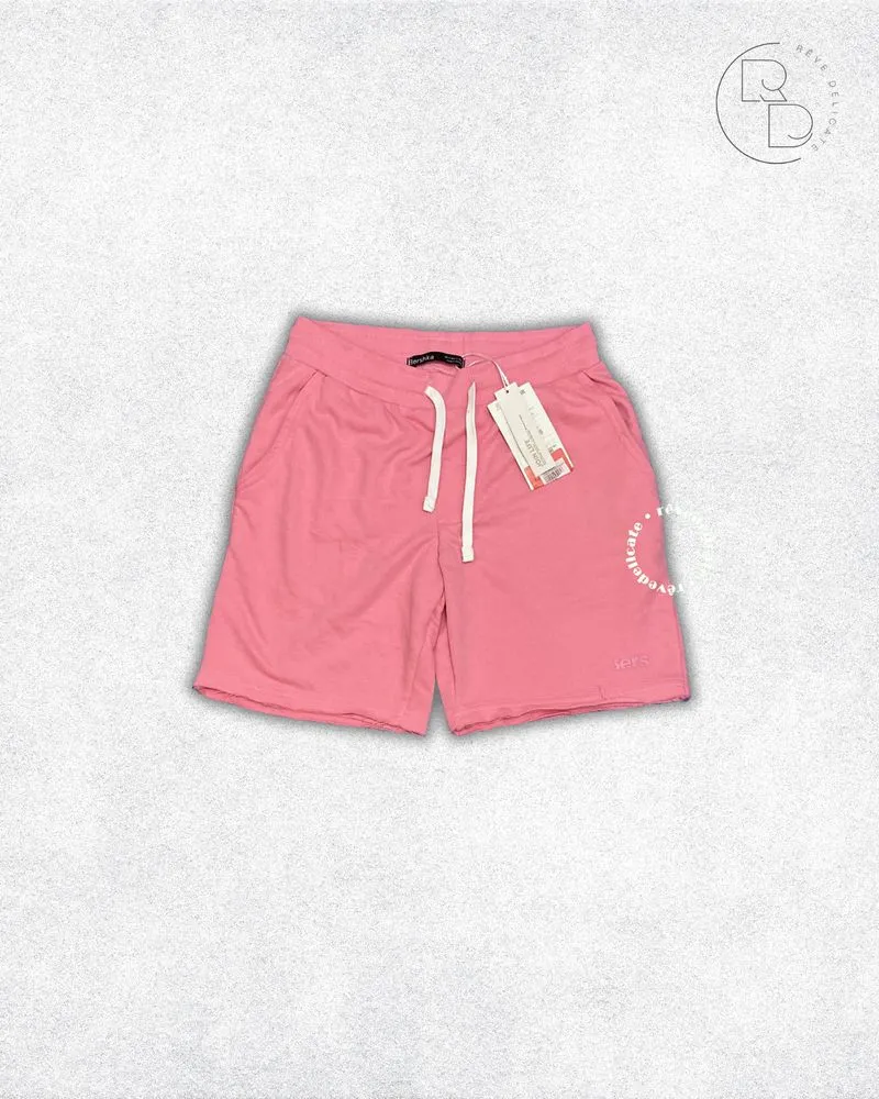 Bershka Streetwear Sportswear Short Wanita pink photo 1