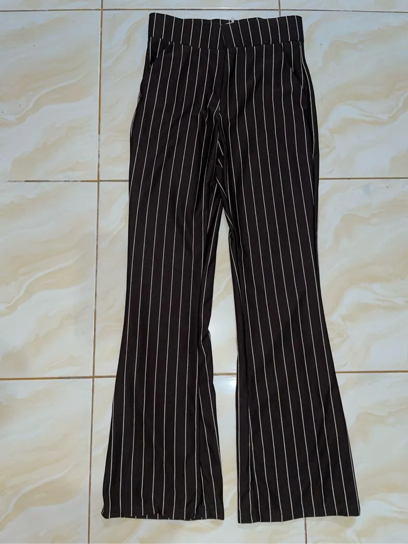 Flare Pants Stripe Bangkok -Semi Cutbray Import photo 1