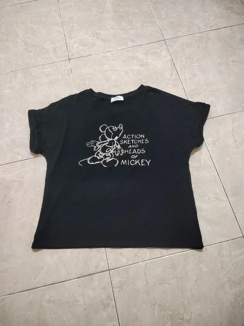 Baju kaos hitam motif cewek photo 1