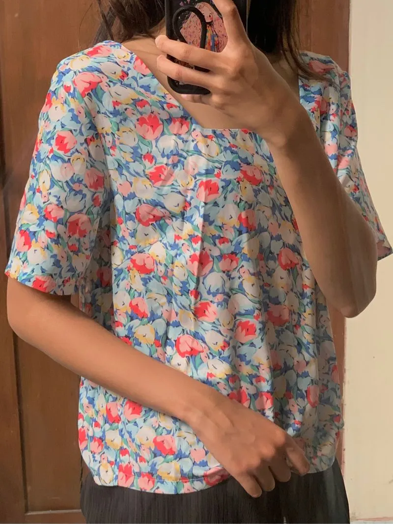Flower Short Sleeve Zalora photo 1