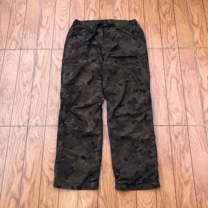 Uniqlo Camo Nylon Fleece Lined Baggy Pants photo 1