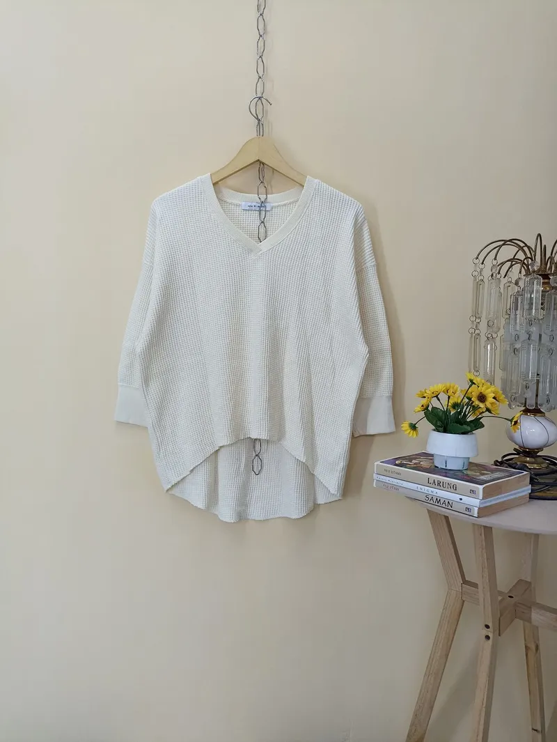 Luxury Casual Sweater Wanita white photo 1