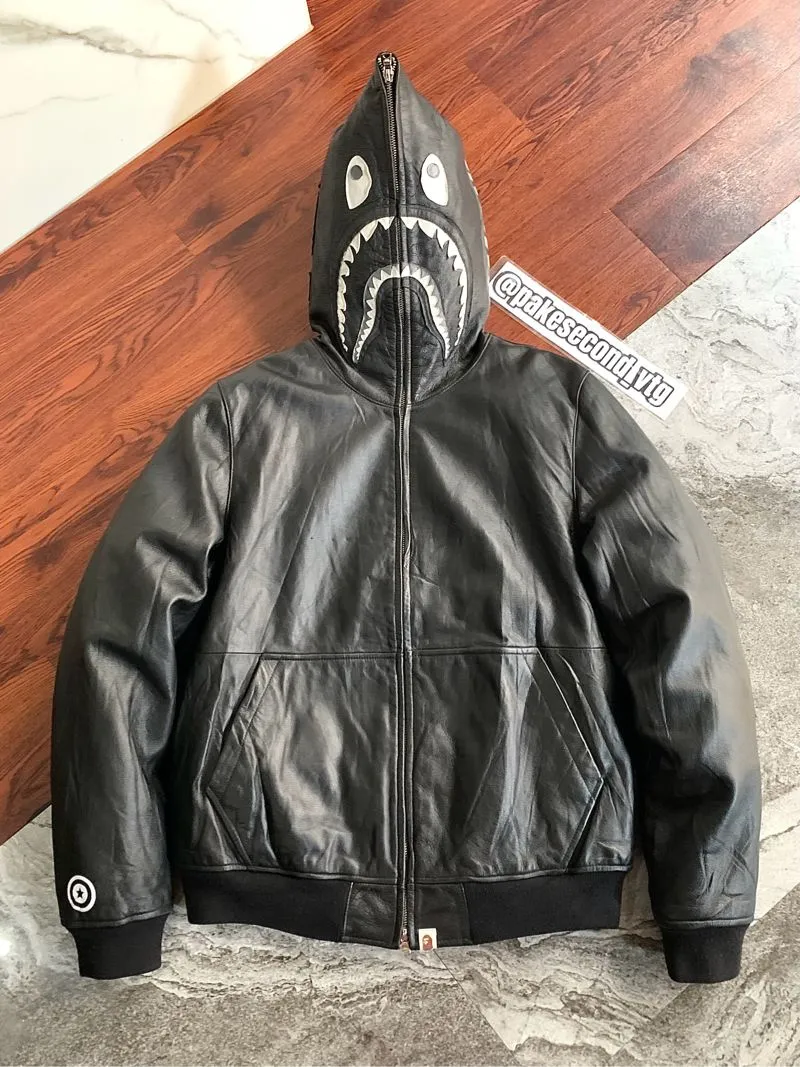 Jaket Kulit A Bathing Ape BAPE Leather Jacket photo 1