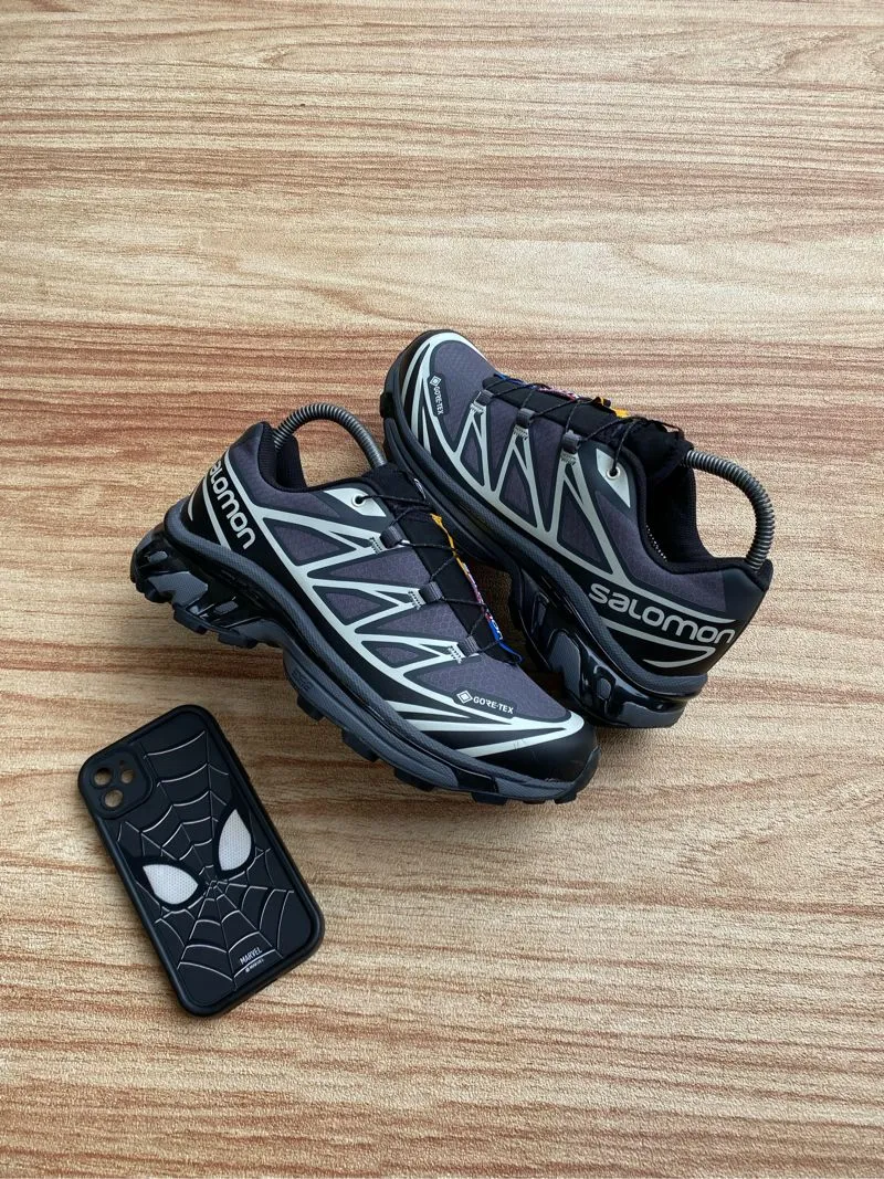 Salomon Casual Sportswear Sneakers Pria black gray photo 1