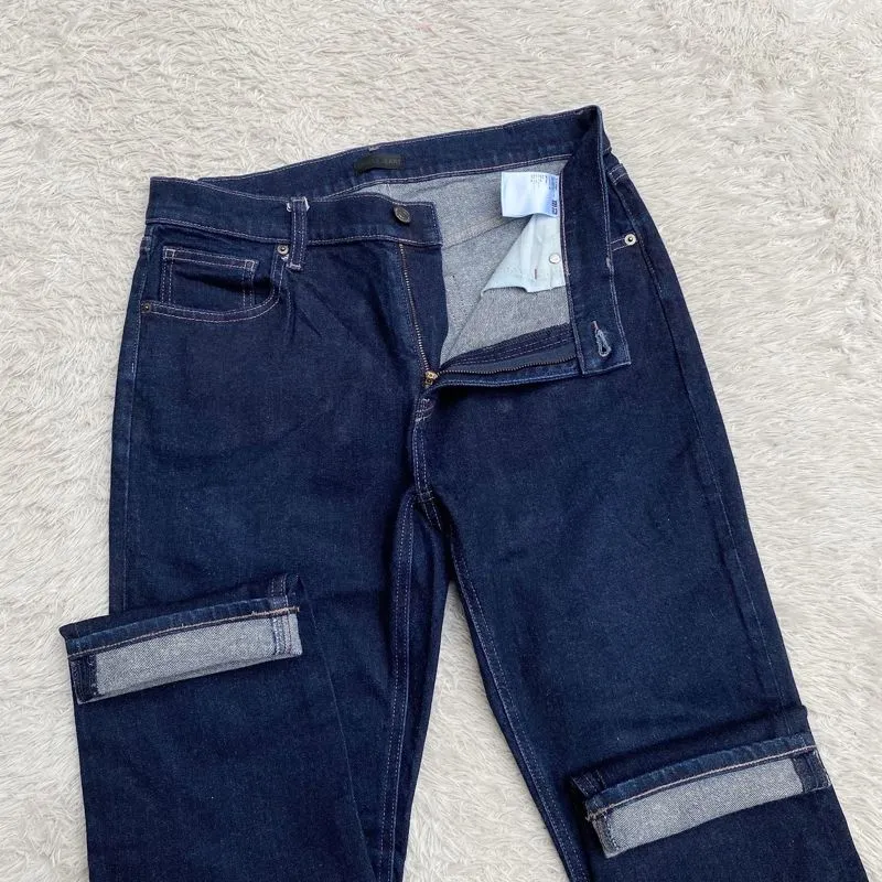 Uniqlo Jeans Slim Fit Straight Denim Fabric by Kaihara Preloved