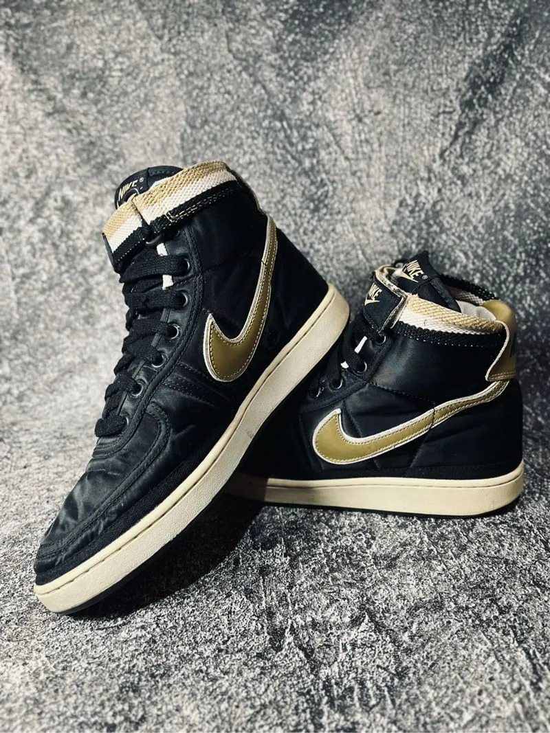 Nike Vandal supreme high black gold original photo 1