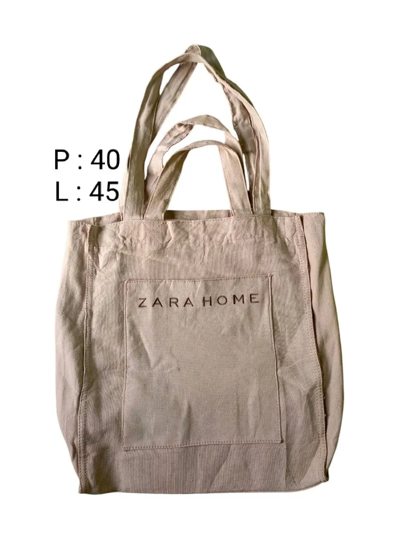 Buckle Tote Zara Canvas Bag TAS ZARA CANVAS DISNEY SNOOPY Lazada