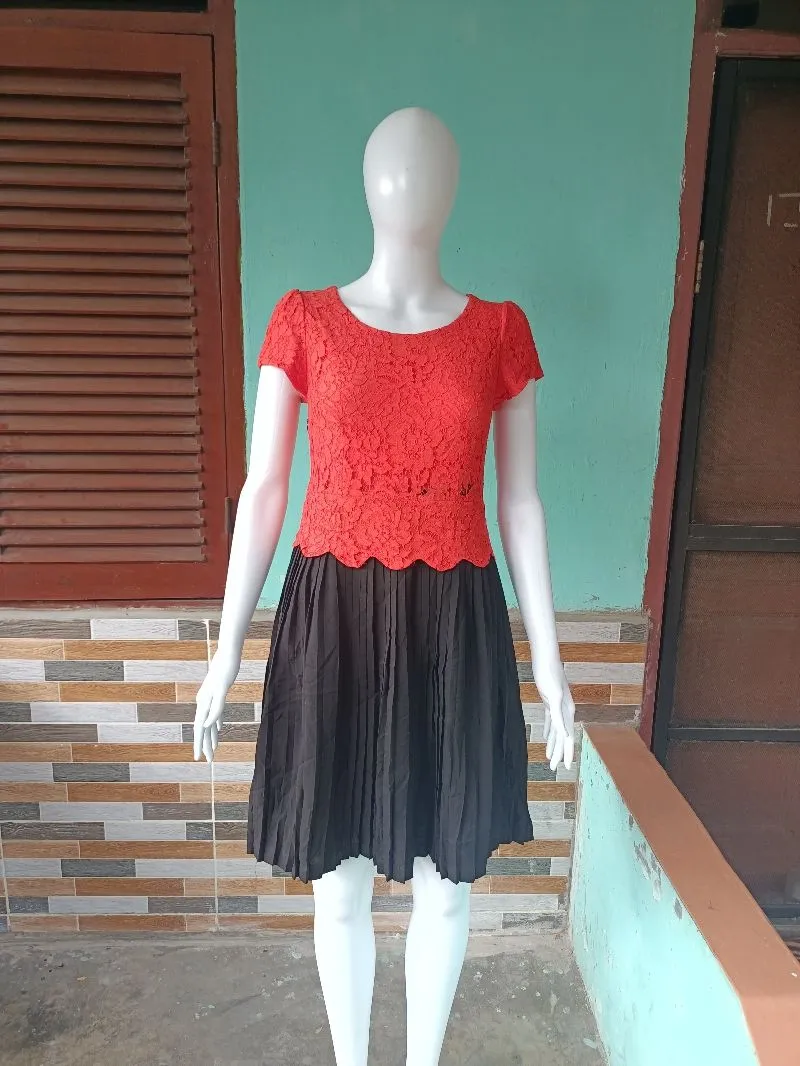 DRESS BRUKAT ROK PLISKET PREMIUM photo 1