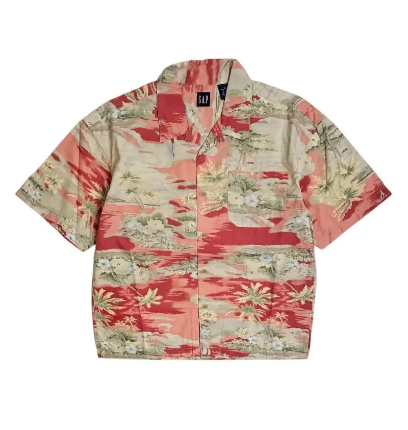 Vintage GAP hawaiian shirt photo 1