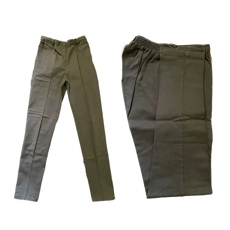Executive Minimalist Casual Casual trouser Wanita brown photo 1