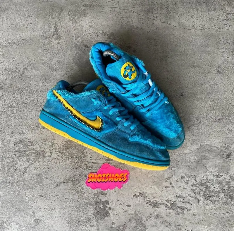 SEPATU NIKE SB DUNK LOW GRATEFUL DEAD BLUE BEAR 41 (26 CM)