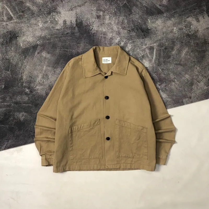 OUTER CHORE JACKET FOLLOW COLLECTION KOREAN BRAND UNISEX photo 1