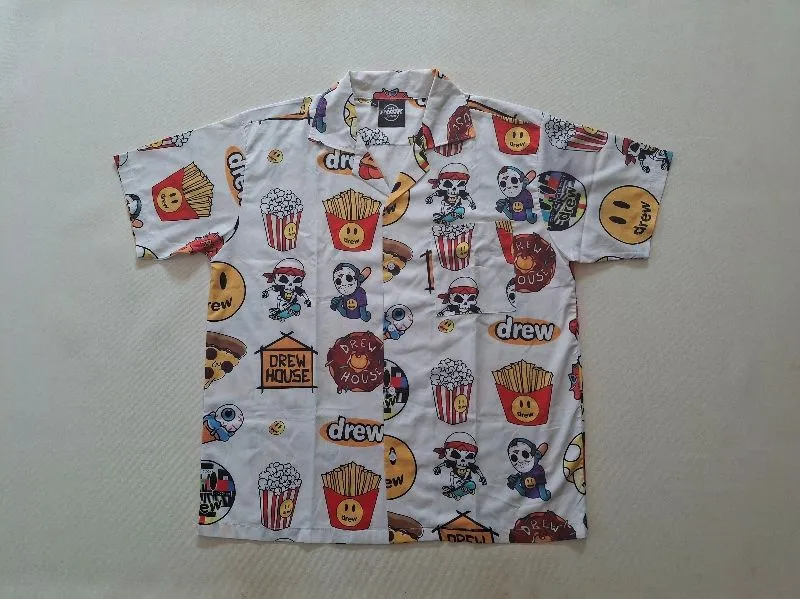 KEMEJA VINTAGE MOTIF BY EST HUCK 1980 ORIGINAL 100% photo 1