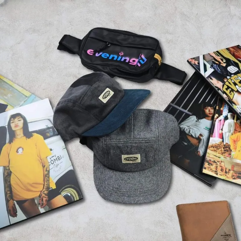 Topi 5 Panel Rollink Distro Original Corduroy  photo 1