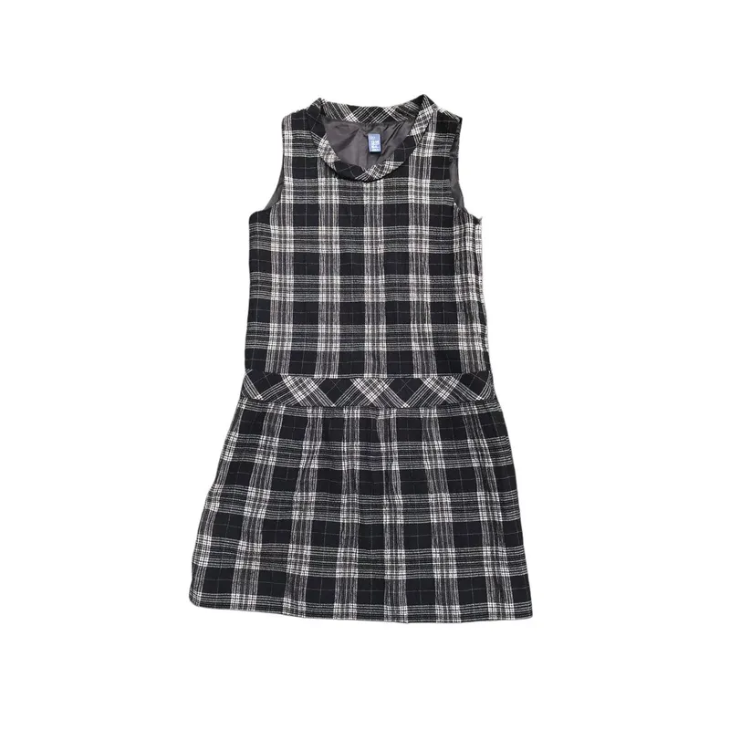 ZARA Minimalist Casual Midi dress Kids brown cream photo 1