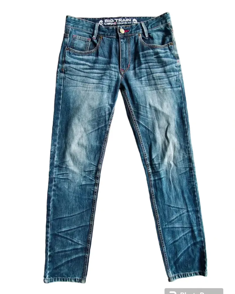 Streetwear Casual Jeans Pria purple photo 1