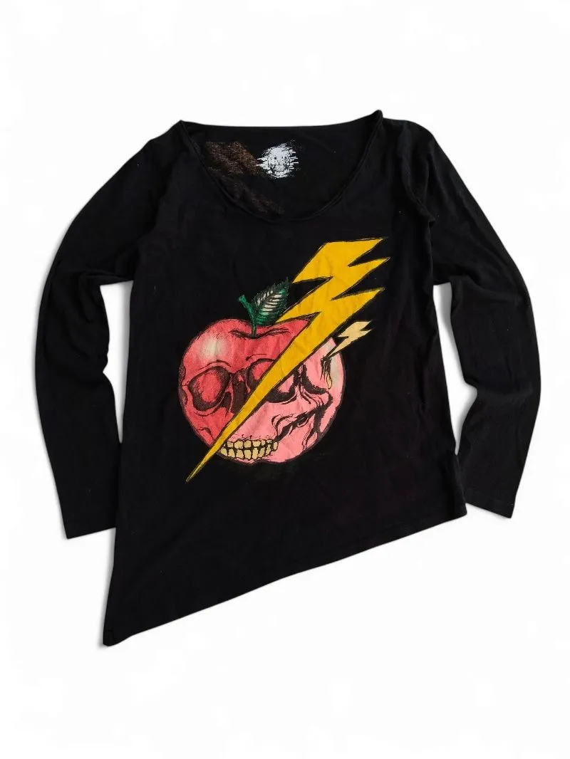 Slow artworks asymmetric long sleeve t shirt  photo 1