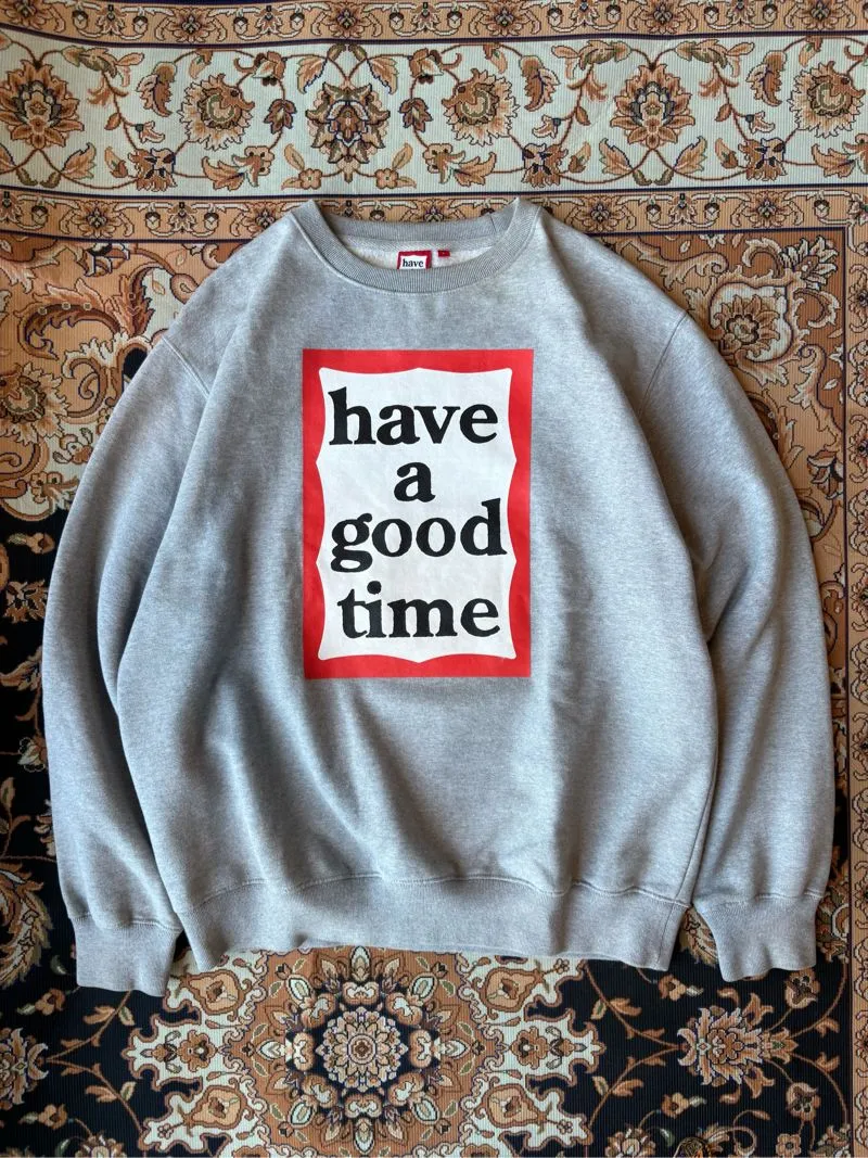 Crewneck Have A Good Time Red Frame photo 1